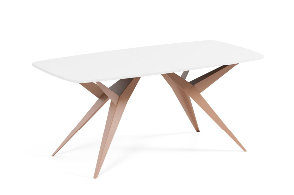 Stół AXIS 180 – owalny stół rozkładany 90x180-256 cm styl industrialny